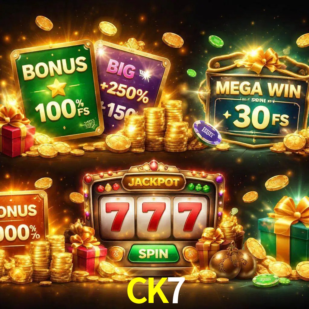 Tipos de bonos CK7 incluyendo recompensas de bienvenida y promociones continuas